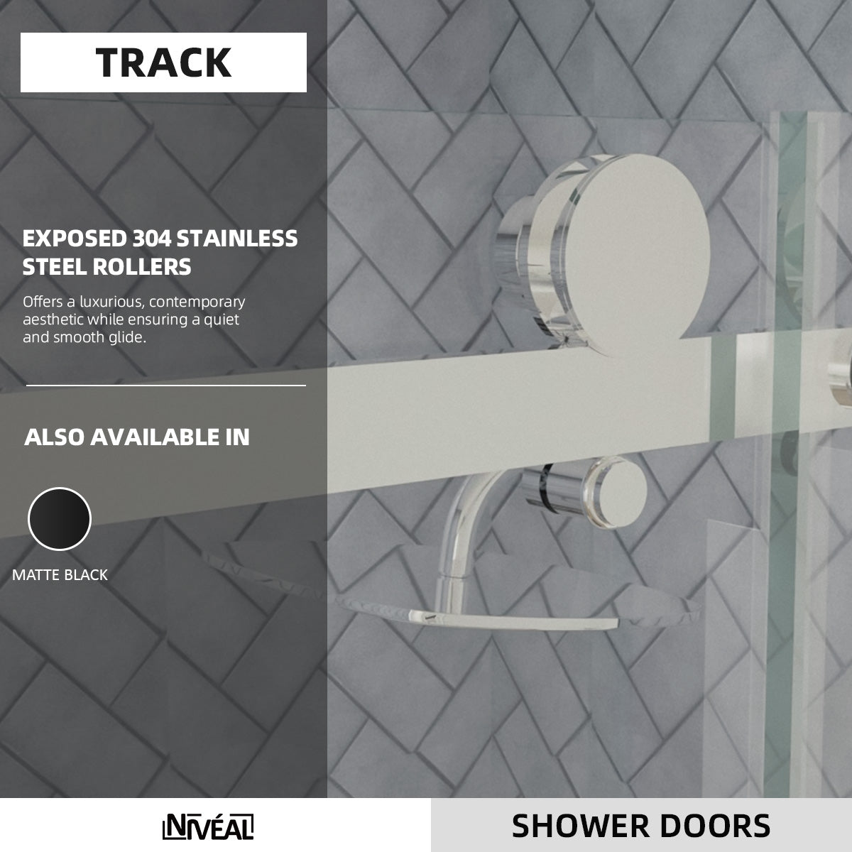 Niveal Vista 60 in. W x 60 in. H Sliding Semi-Frameless Tub Door with Clear Glass 3_ed2f0cfb-9fe5-4b2e-933e-3297ae30e678