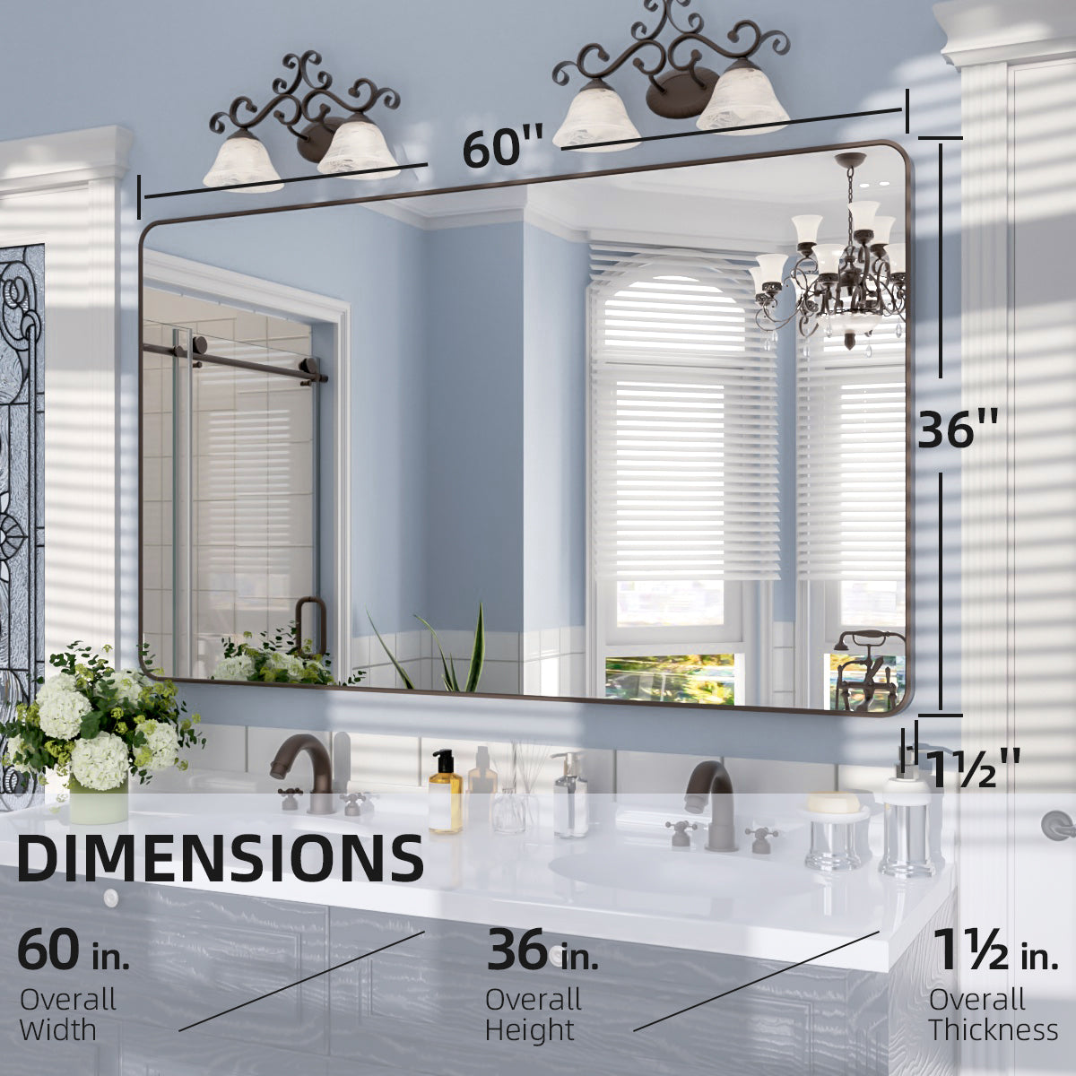 Nivorix NRSM Series Tempered Glass Brushed Nickel Rectangular Framed Wall Bathroom Vanity Mirror 3_f4a618d8-5941-441c-a8be-0e2c5f1d009d