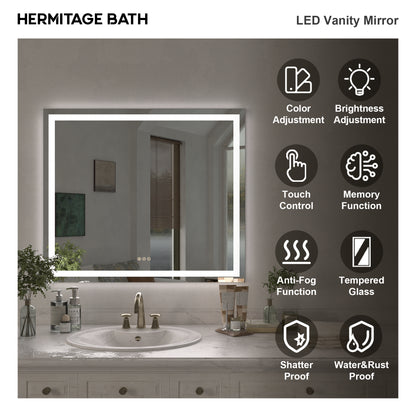 Swarm Rectangular Frameless Radar LED Wall Bathroom Vanity Mirror 4236-3_15b0a7f1-f88b-489c-846d-eb0a95c8c77c