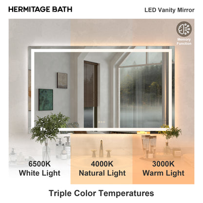 Swarm Rectangular Frameless Radar LED Wall Bathroom Vanity Mirror 4236-5_06918806-890e-4036-abb4-b44de1ac2a55