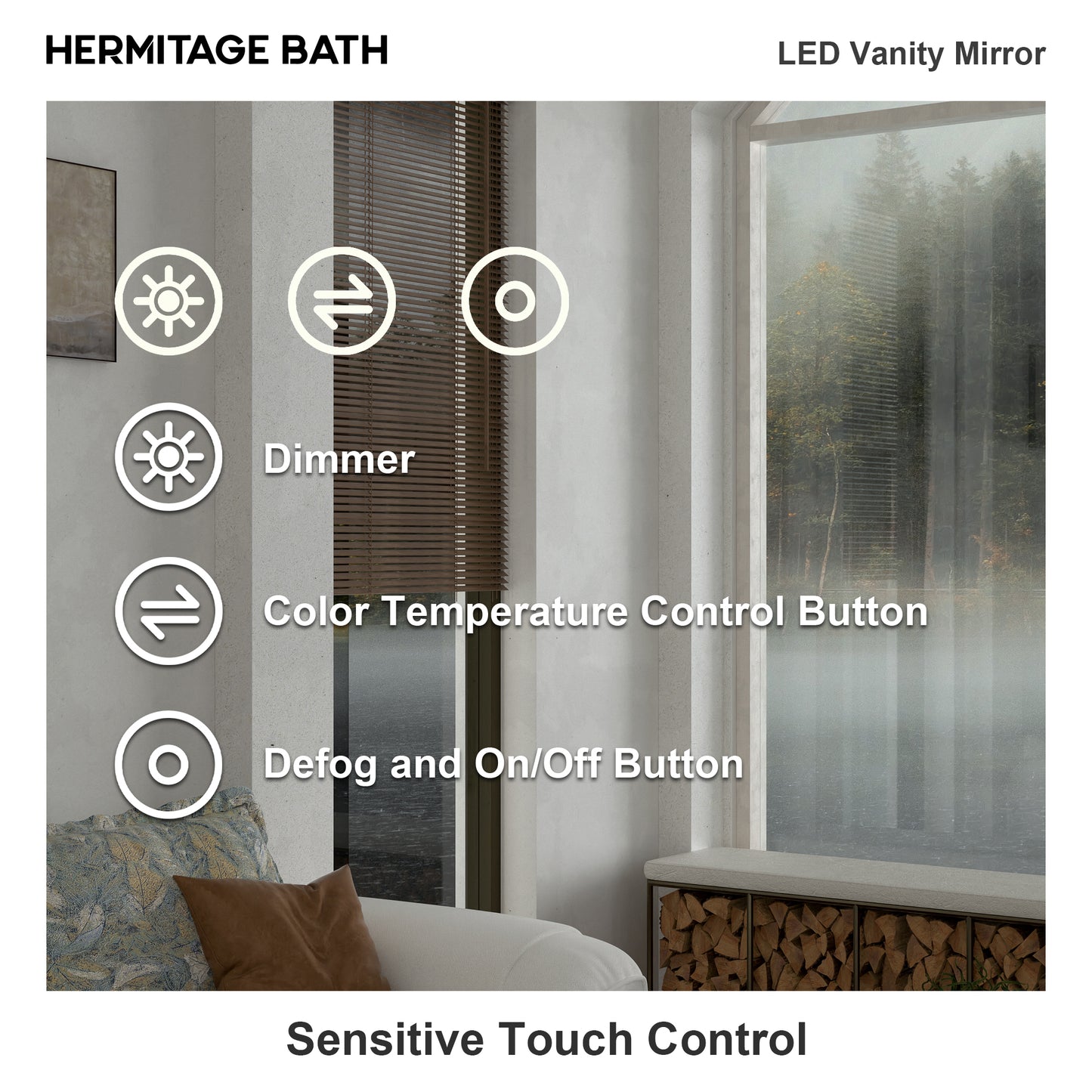 Swarm Rectangular Frameless Radar LED Wall Bathroom Vanity Mirror 4836-10_15f8df22-6179-4eda-910c-1bde56018009
