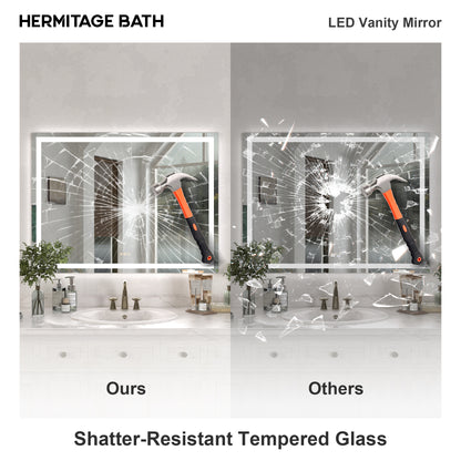 Swarm Rectangular Frameless Radar LED Wall Bathroom Vanity Mirror 4836-8_3691fcf0-b022-494d-bb0a-eaec0f4b4f4e