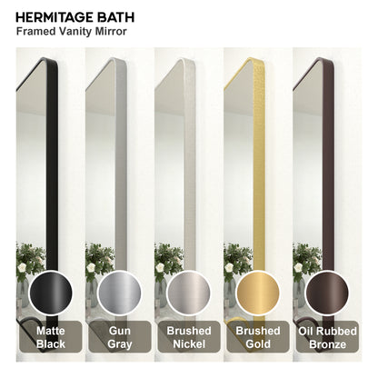 Kielo 48 in. W x 36 in. H Rectangular Framed Wall Bathroom Vanity Mirror