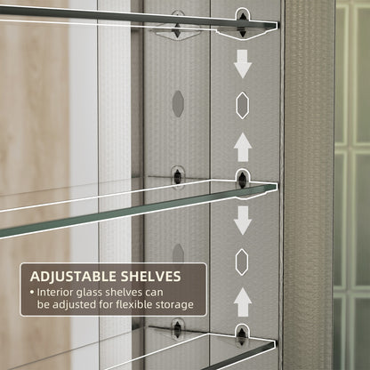 Niveal LUFM Series Rectangular Aluminum Framed Medicine Cabinet with Mirror