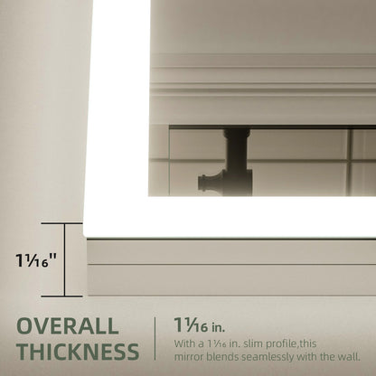 Nivorix NRMC Series Rectangular Frameless LED Wall Bathroom Vanity Mirror in Sleek Silver Finish 4_0ccdcd35-b8b0-4893-b3d1-a4a2b4f8115a