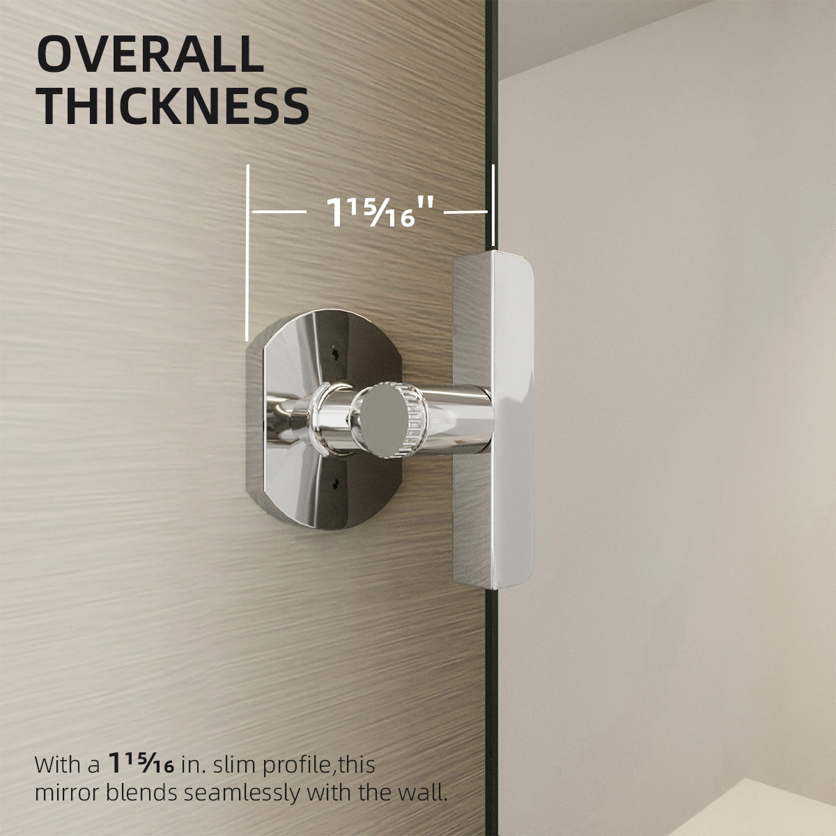 Nivorix NRKH Series Rectangular Framed Tilt Wall Mount Bathroom Vanity Mirror 4_17f4fbd0-59d0-40cd-86e0-aba4b7e7712a