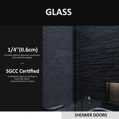 Niveal Ruhr 60 in. W x 56 in. H Sliding Semi Frameless Tub Door with Clear Glass 4_23497299-652d-433b-b11c-d77a4152fde8