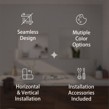 TaiMei 30 in. W x 30 in. H  Rectangular Framed Bathroom Vanity Mirror