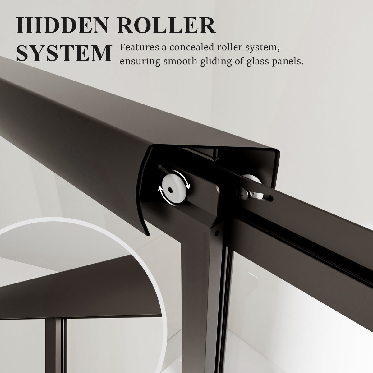 Nivorix Cleo 59 in. W x 56 in. H Sliding Framed Tub Door with Clear Tempered Glass