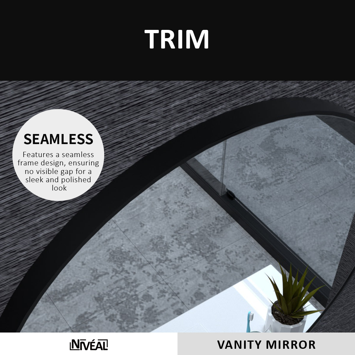 Niveal RM Series Round Framed Wall Bathroom Vanity Mirror 4_8c4508e3-37c7-4ee5-b006-4f657706819a