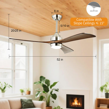 Taimei Helio 52 in. Downrod Modern Ceiling Fan with Dimmable LED with Remote Included DC Motor 4_8dfd3385-8284-4d0e-8e96-8c6840b62821