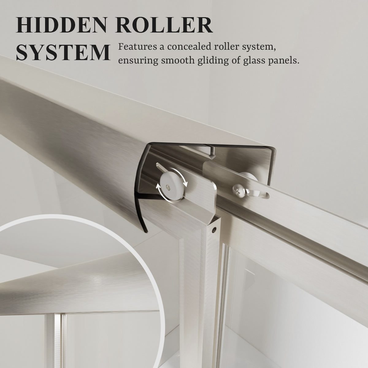 Nivorix Cleo 59 in. W x 56 in. H Sliding Framed Tub Door with Clear Tempered Glass