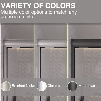 Shine 60 in. W x 56 in. H Semi-Frameless Sliding Tub Door with 1/4 in. Clear Tempered Glass 4_f3174abb-56bd-479f-bfe1-c2626bf15e15