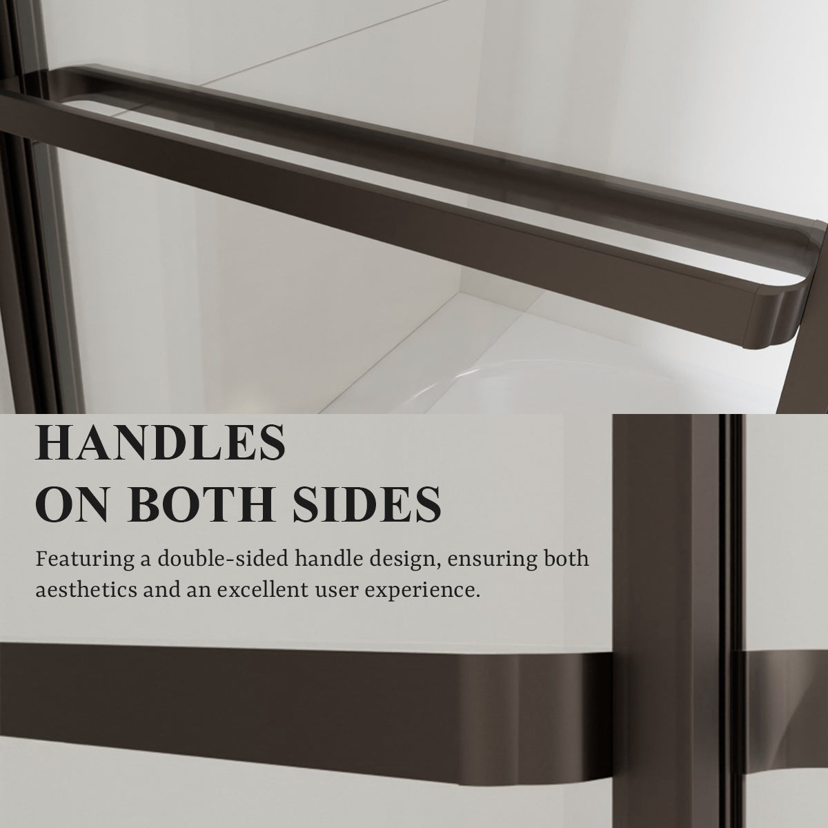 Nivorix Cleo 59 in. W x 56 in. H Sliding Framed Tub Door with Clear Tempered Glass