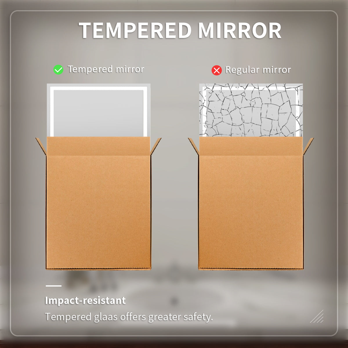 Niveal LMP Series Rectangular Frameless LED Wall Bathroom Vanity Mirror in Silver 5_08730066-1379-4ec7-8d30-86189f812de7