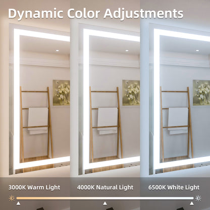 Nivorix NRPL Series Rectangular Frameless LED Wall Bathroom Vanity Mirror with Sleek Silver Finish 5_0f4ee888-9dbb-481e-89d7-94d664dfd7f3