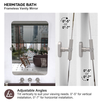 Yexee 24 in. W x 36 in. H Rectangular Framed Adjustable Tilt Wall-Mounted Bathroom Vanity Mirror 5_391435cf-30a5-4ac5-912c-cbfd07c2254a