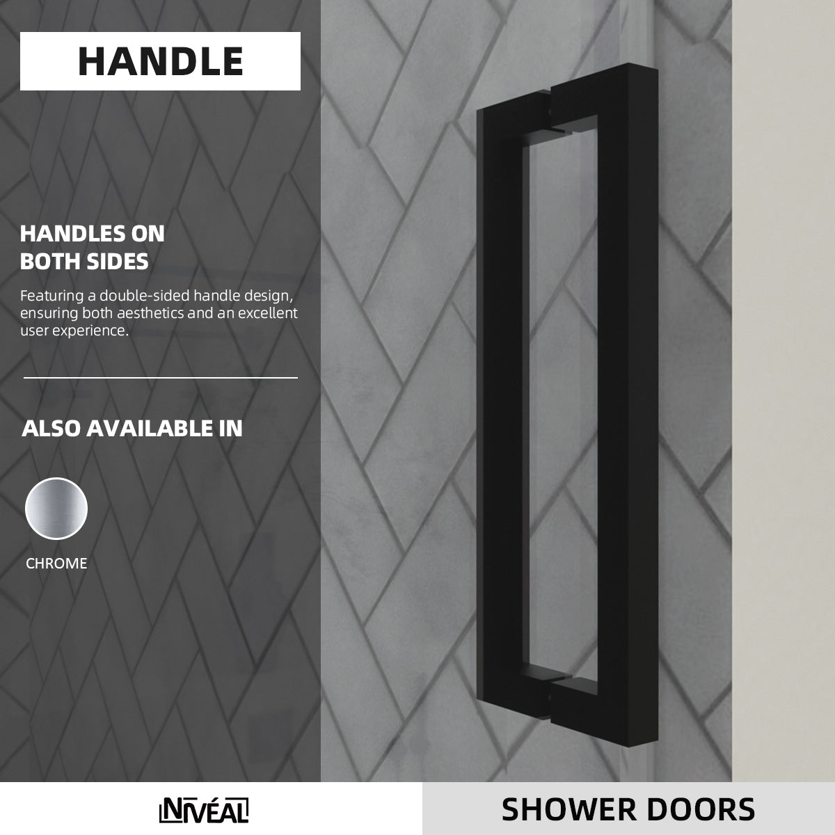 Niveal Vista 60 in. W x 60 in. H Sliding Semi-Frameless Tub Door with Clear Glass 5_519a064c-ccca-44c3-9683-c6be296b0f86