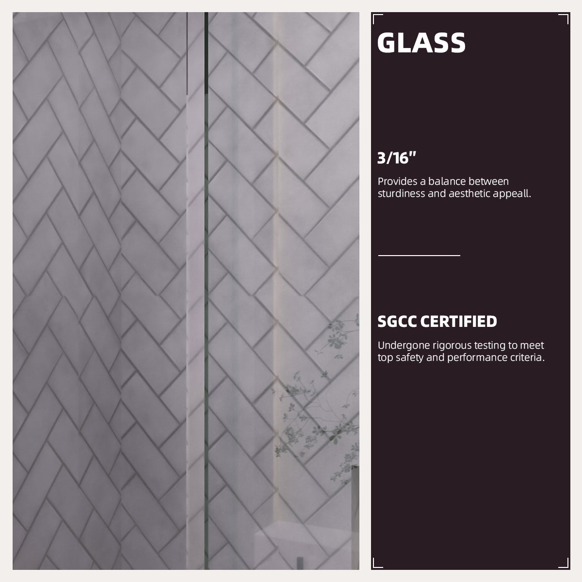 Niveal Breeze 60 in. W x 56 in. H Sliding Semi Frameless Tub Door with Clear Glass 5_62aabea6-c1c9-417a-a9d2-d89f19373175