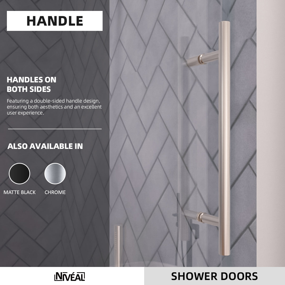 Niveal Vale 60 in. W x 60 in. H Sliding Semi Frameless Tub Door 5_dc854c5a-3474-40da-96aa-06fdfa086b81