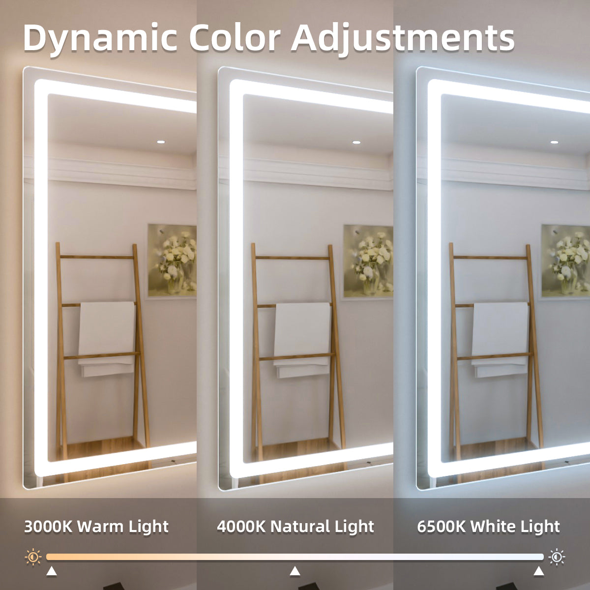 Nivorix NRMU Series Rectangular Frameless LED Wall Bathroom Vanity Mirror with Sleek Silver Finish 5_ef466cee-9121-4eb2-82c5-3fefe9349b98
