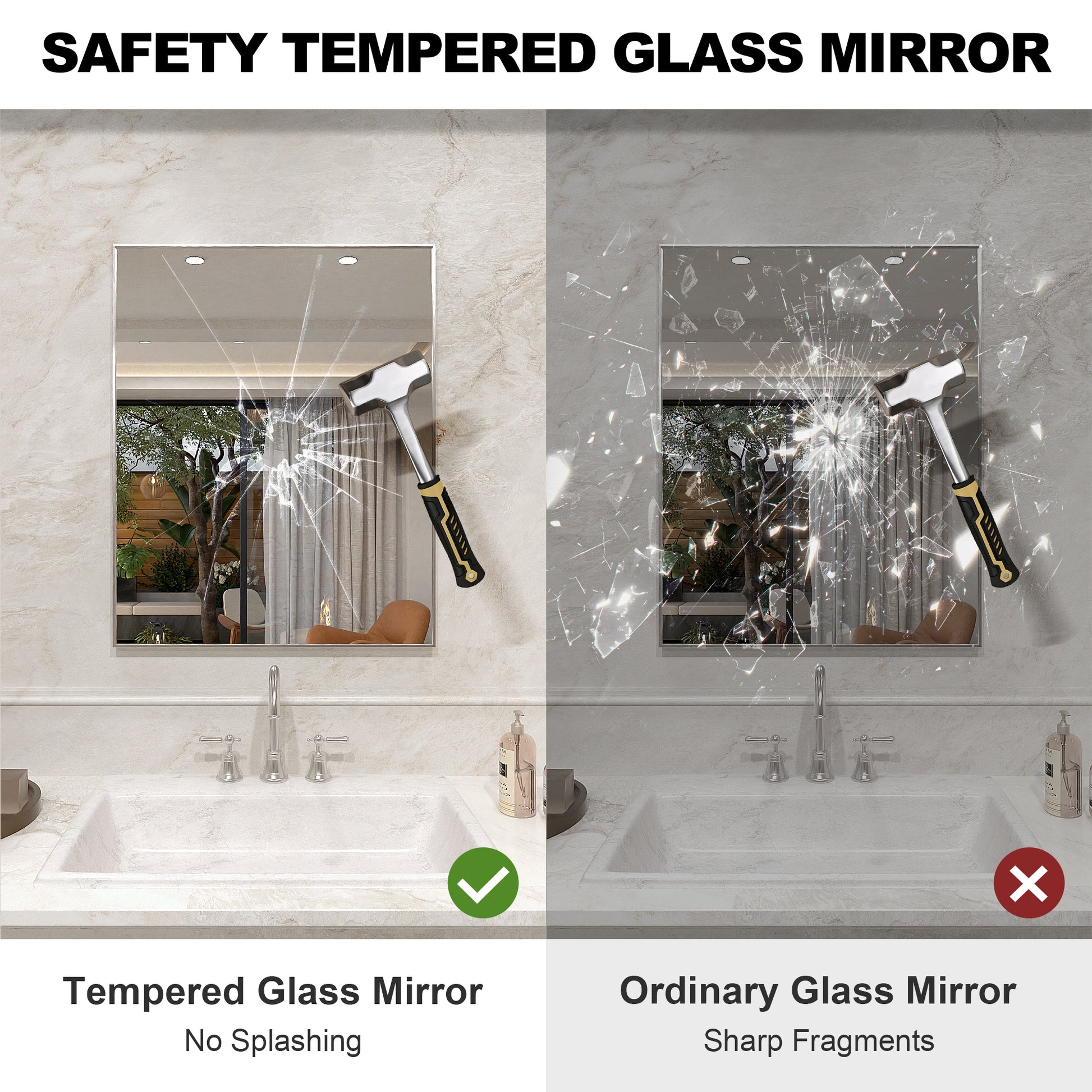 Nova 24 in. W x 30 in. H Rectangular Framed Wall Bathroom Vanity Mirror 5_fccc2976-e055-4786-b655-22c94cc0d745