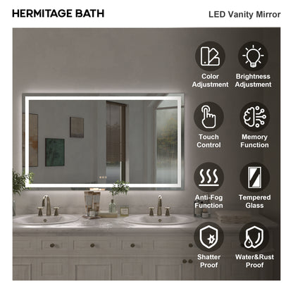 Swarm Rectangular Frameless Radar LED Wall Bathroom Vanity Mirror 6036-3_14ce942a-bc6e-477d-a074-946ee3eef237
