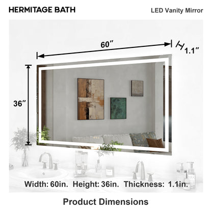 Swarm Rectangular Frameless Radar LED Wall Bathroom Vanity Mirror 6036-4_2a9b50ec-1cca-4b56-8a85-5cb6afc84923