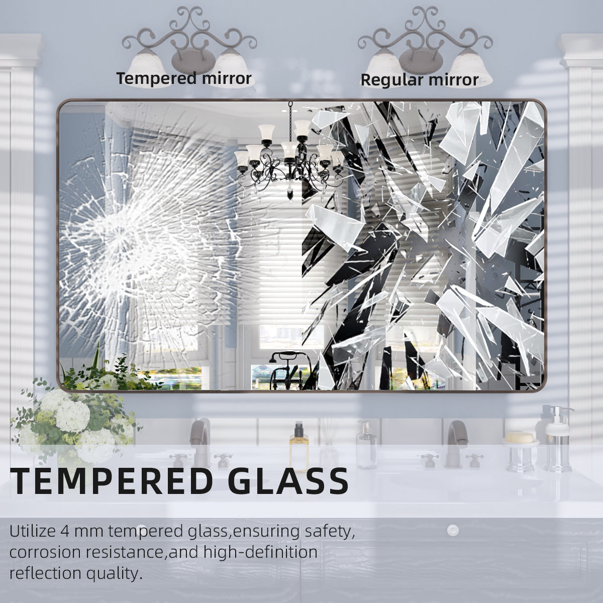 Nivorix NRSM Series Tempered Glass Brushed Nickel Rectangular Framed Wall Bathroom Vanity Mirror 6_36df4e0a-e924-425f-b980-85908f47bcd1