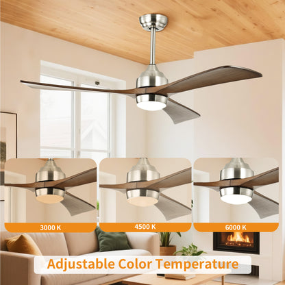 Taimei Helio 52 in. Downrod Modern Ceiling Fan with Dimmable LED with Remote Included DC Motor 6_37c80ae5-d399-4e4f-bf18-afb7587d48d8
