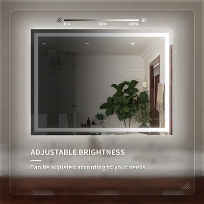 Niveal LMP Series Rectangular Frameless LED Wall Bathroom Vanity Mirror in Silver 6_3d0409fd-b256-4e18-a46e-8867a764df5d
