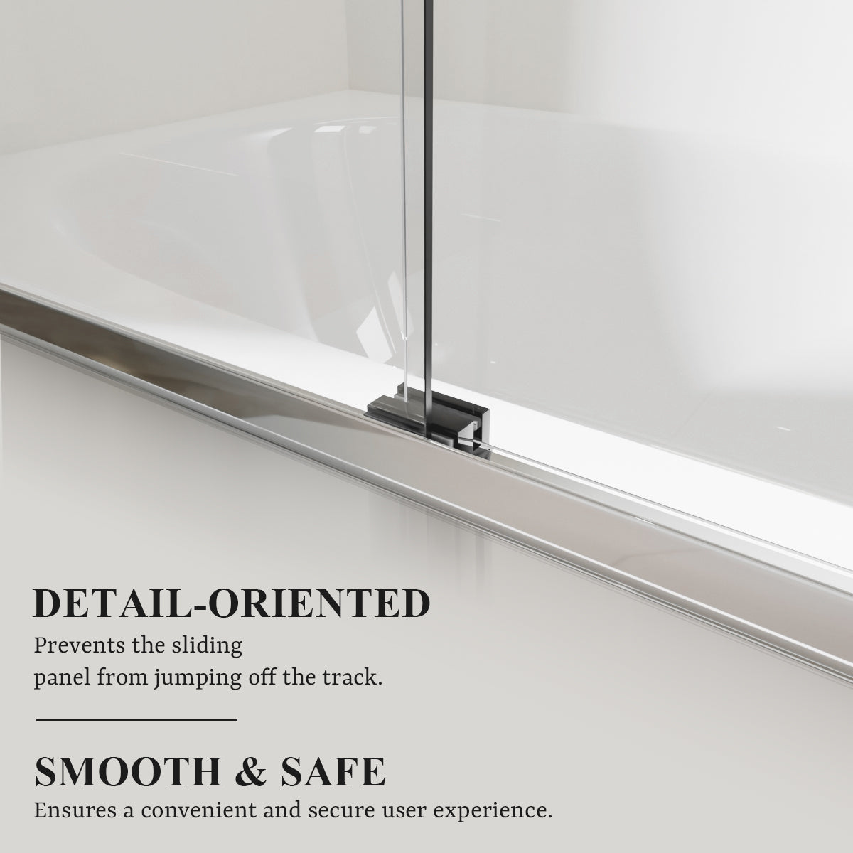 Nivorix Apex 60 in. W x 56 in. H Sliding Semi-Frameless Tub Door with Clear Glass 6_41261f24-3af8-4282-8239-cd7282fc0a06
