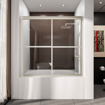 Niveal Luminous 59 in. W x 56 in. H Sliding Framed Tub Door with Clear Tempered Glass 6_4721e952-4a70-480f-ba25-02fca65ba032