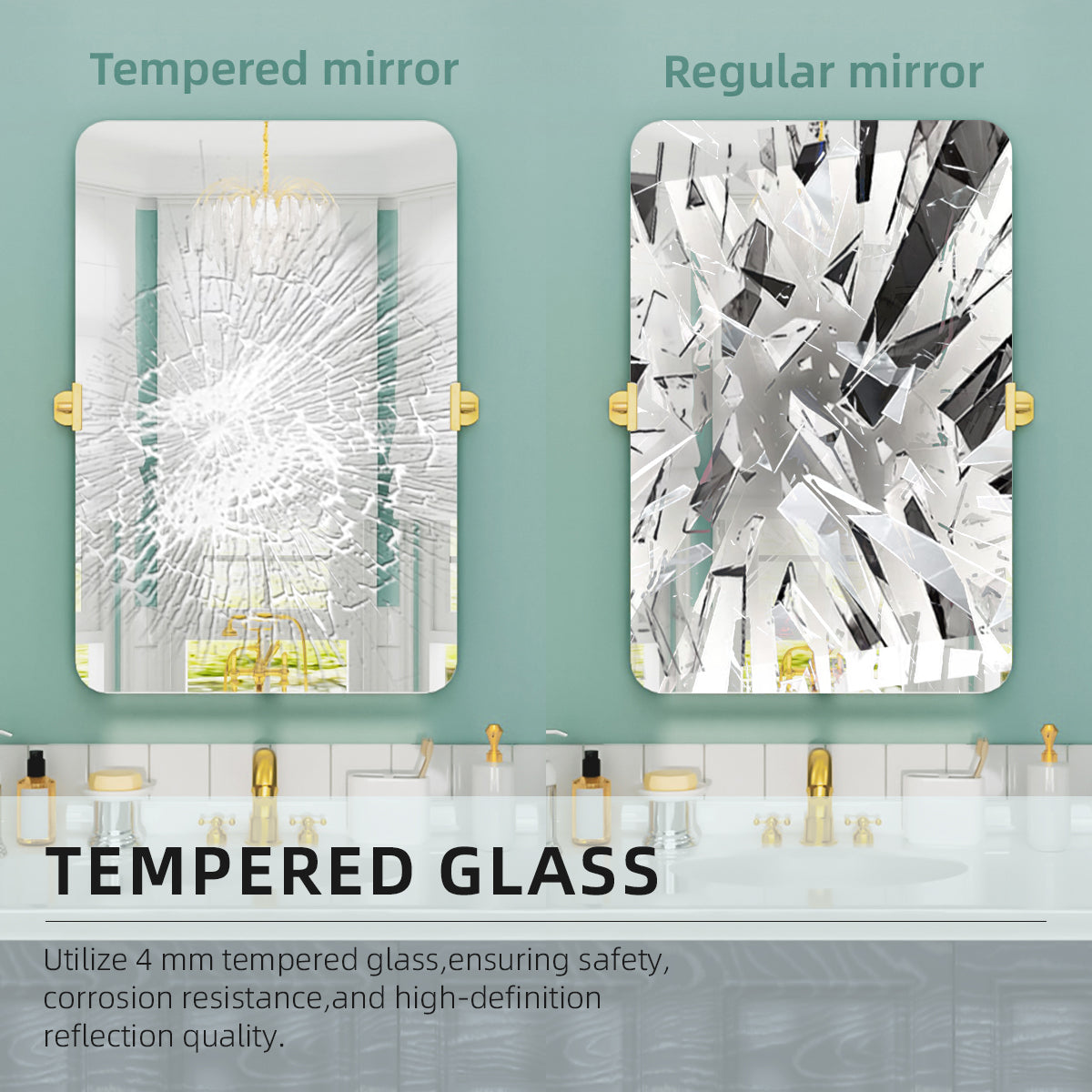 Nivorix NRKT Series Rectangular Framed Tilt Wall Bathroom Vanity Mirror 6_76a9ce32-4056-4a2d-b05f-90a9fe37f79a