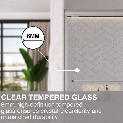Shine 60 in. W x 56 in. H Semi-Frameless Sliding Tub Door with 1/4 in. Clear Tempered Glass 6_804dfe7f-1d6a-4909-bf90-5f8902e7054e
