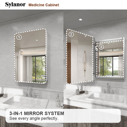 Verve Frameless Recessed or Surface-Mount Rectangular Aluminum Medicine Cabinet with Mirror in Brushed Nickel 6_865c16a6-ff0d-445a-b36f-849ec14152f6