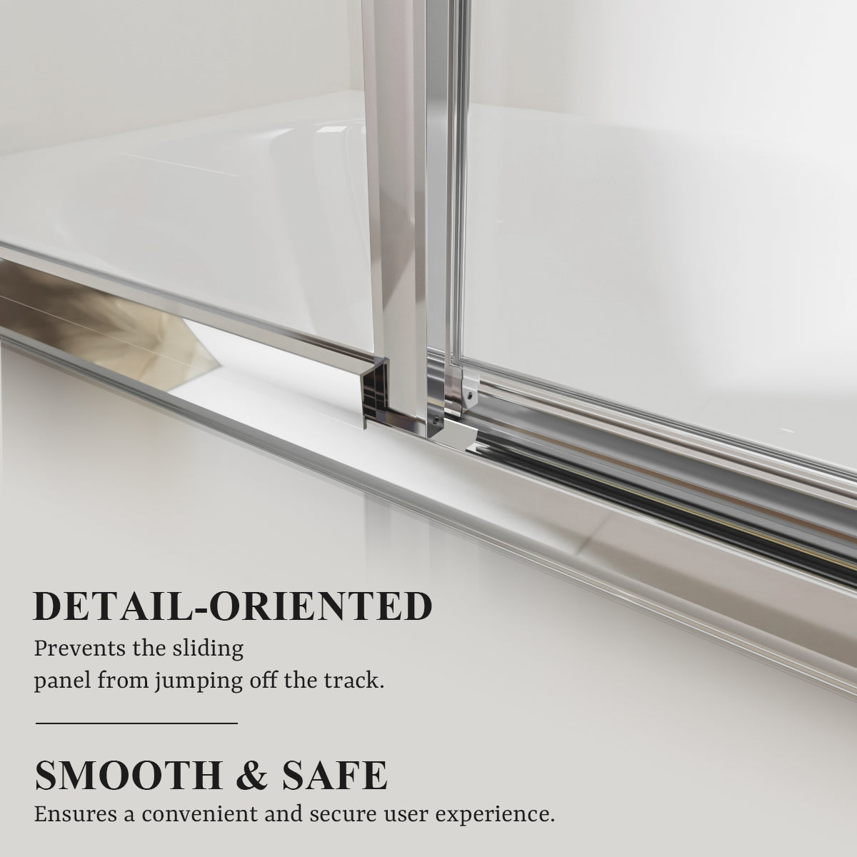 Nivorix Cleo 59 in. W x 56 in. H Sliding Framed Tub Door with Clear Tempered Glass