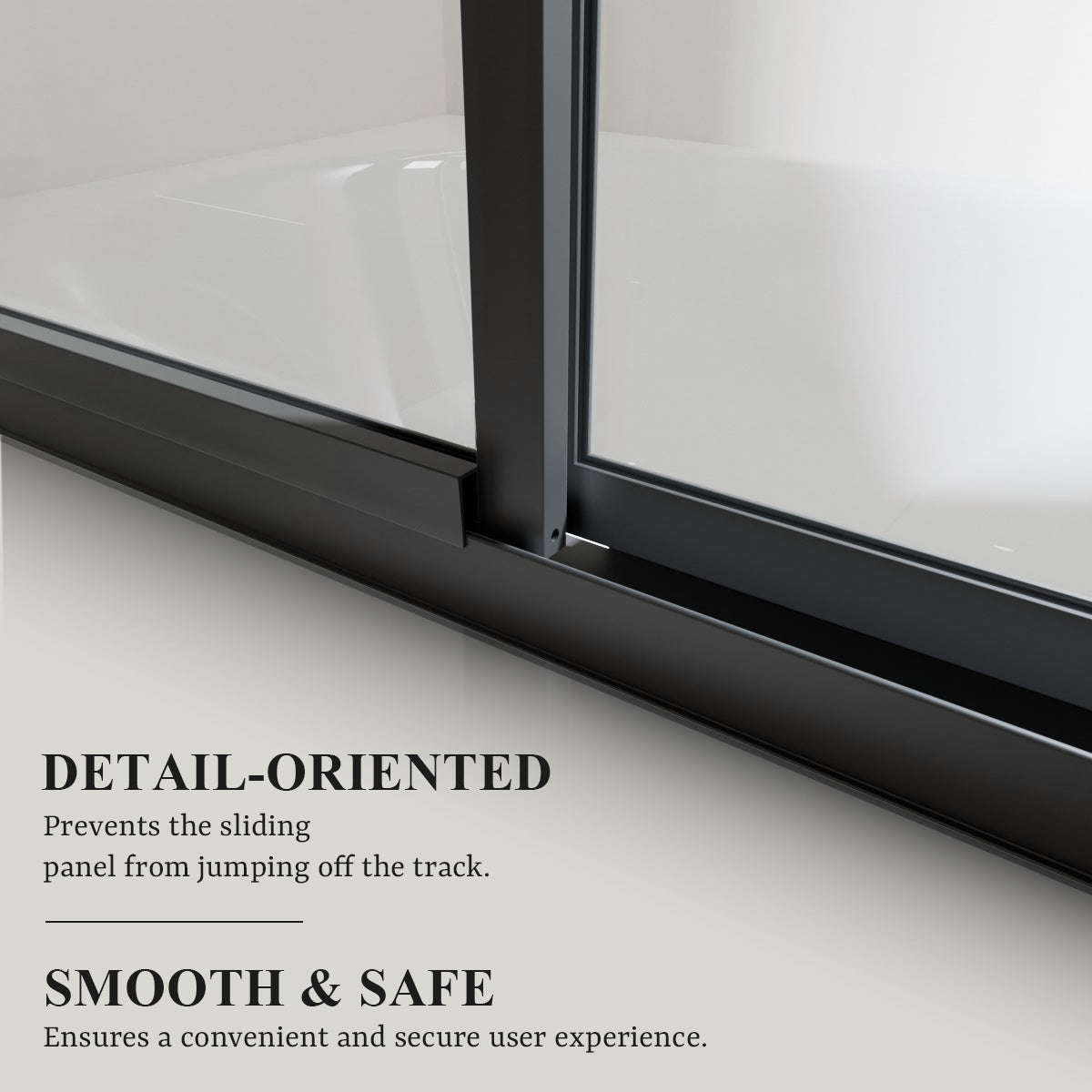 Nivorix Cleo 59 in. W x 56 in. H Sliding Framed Tub Door with Clear Tempered Glass