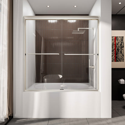 Niveal Victory 56 in. H x 60 in. W Sliding Semi-Frameless Tub Door with Clear Glass 6_cf19ba34-b0b1-4f98-8993-0279e384aeaf
