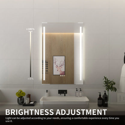 Niveal LMI02 Series Rectangular Frameless LED Wall Bathroom Vanity Mirror