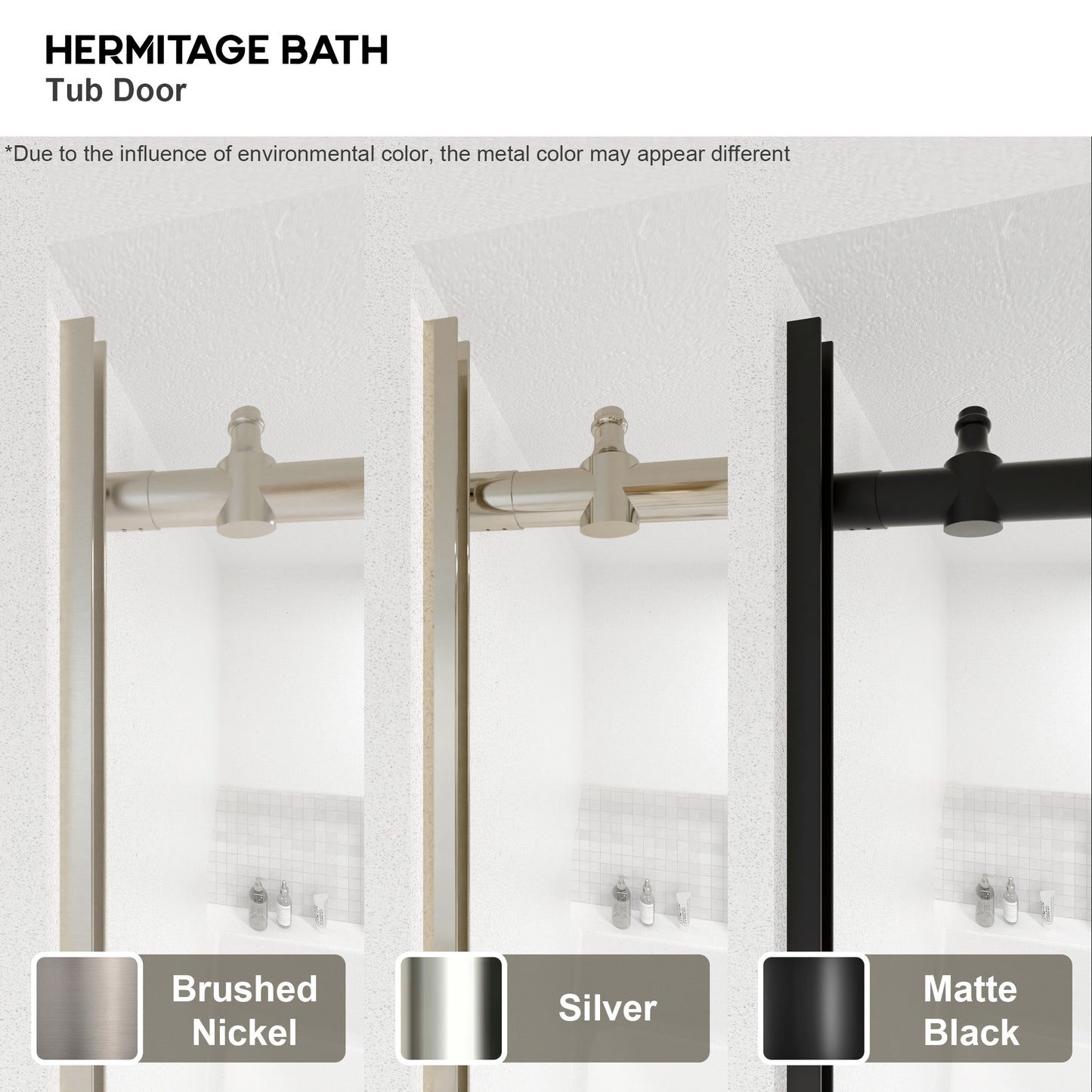Vetra 59 in. W x 56 in. H Sliding Framed Tub Door Finish with Clear Glass 7051-6060BN-12_ccc60790-feed-470c-a19e-9b4f1f5db5fe