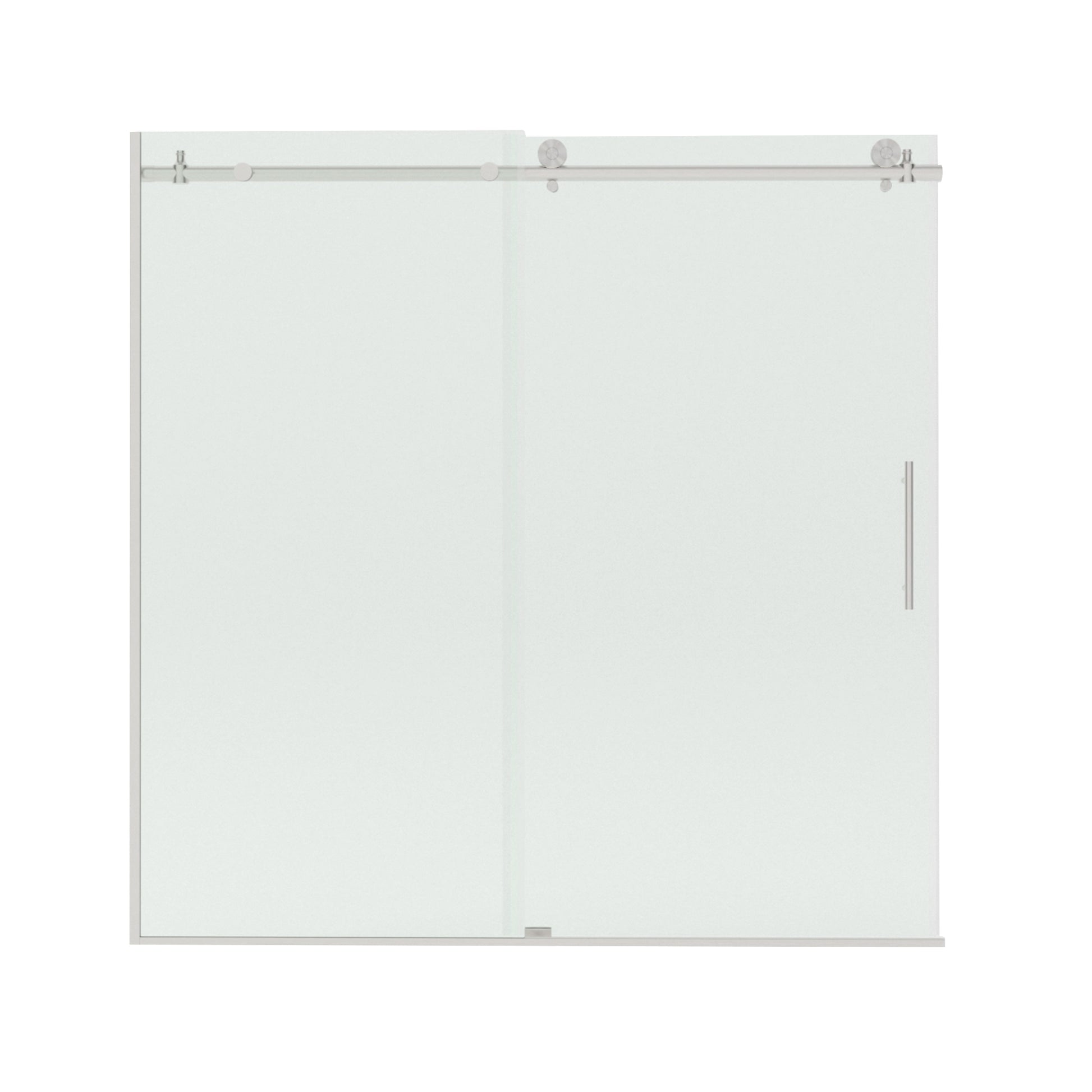 Vetra 59 in. W x 56 in. H Sliding Framed Tub Door Finish with Clear Glass 7051-6060BN-15_b9332f35-47b0-438f-a6de-4a928ef114f1