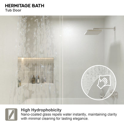 Vetra 59 in. W x 56 in. H Sliding Framed Tub Door Finish with Clear Glass 7051-6060BN-8_64064d3b-10bb-483b-8136-e3c2c34136b6