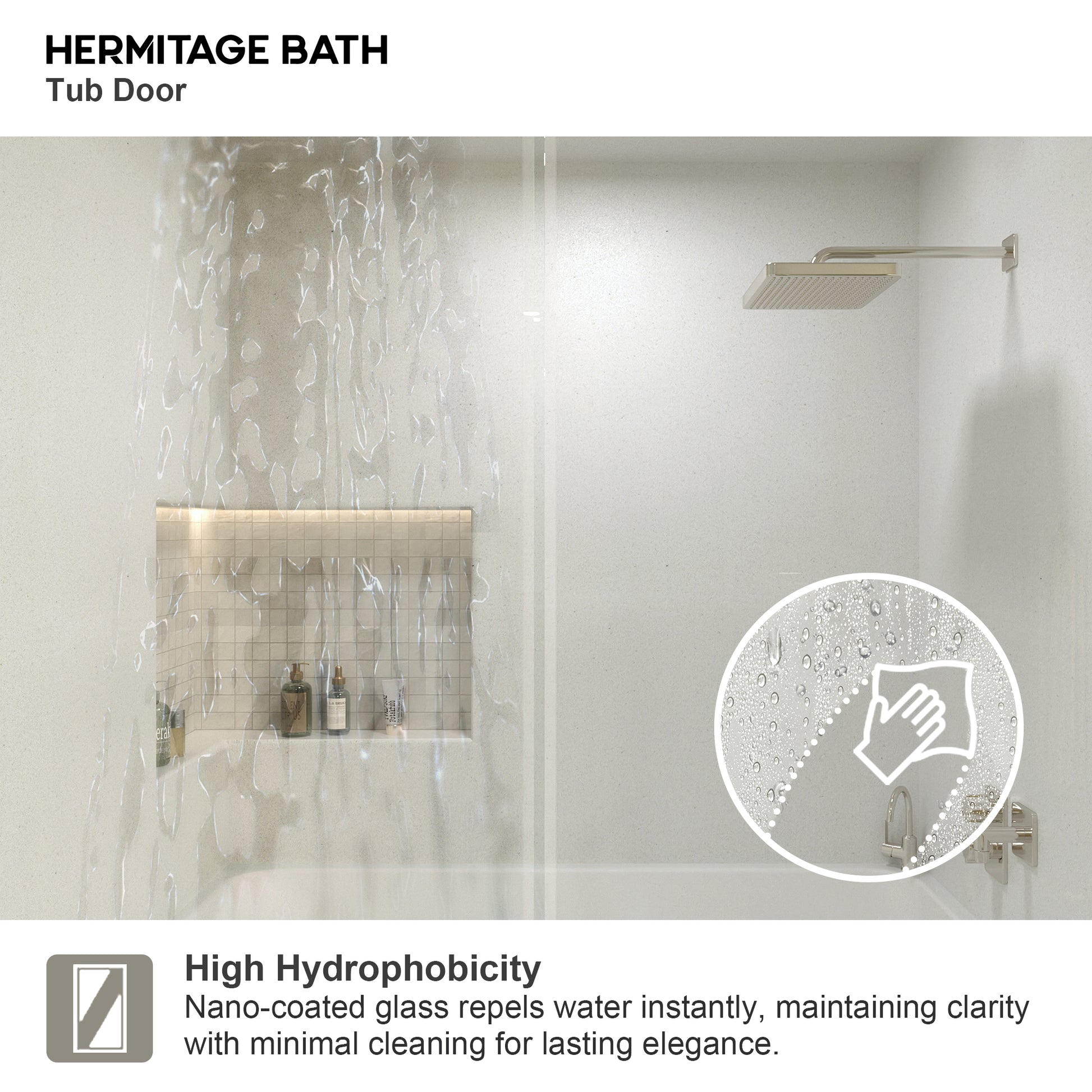 Vetra 59 in. W x 56 in. H Sliding Framed Tub Door Finish with Clear Glass 7051-6060SV-8_1a0d26ef-3650-45fe-87bd-c4ca9e2fbdd3
