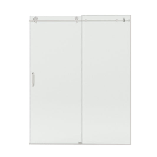 Verie 60 in. W x 76 in. H Frameless Sliding Shower Door with 5/16 in. Clear Tempered Glass