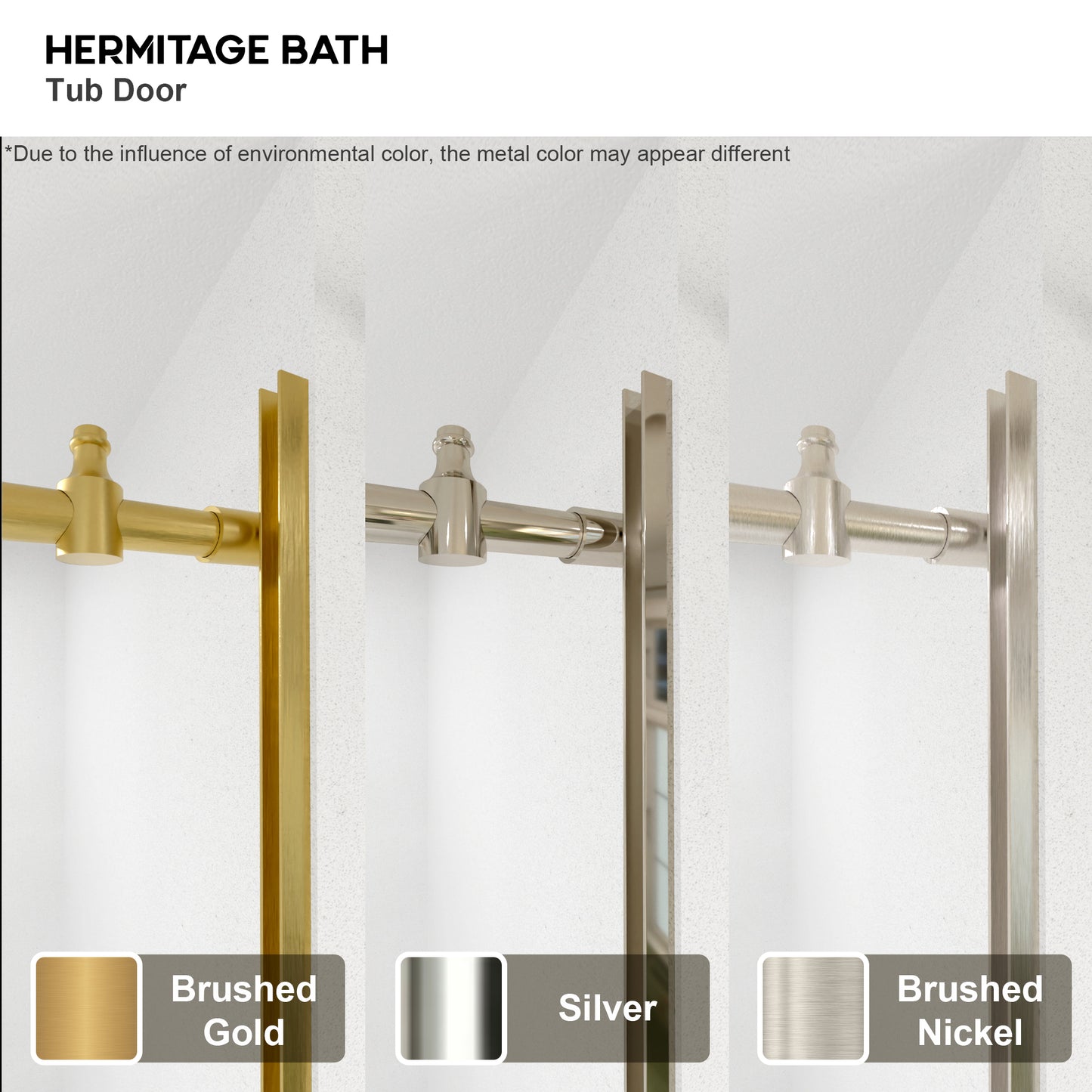 Brewo 60 in. W x 76 in. H Sliding Semi-Frameless Shower Door with Clear Glass