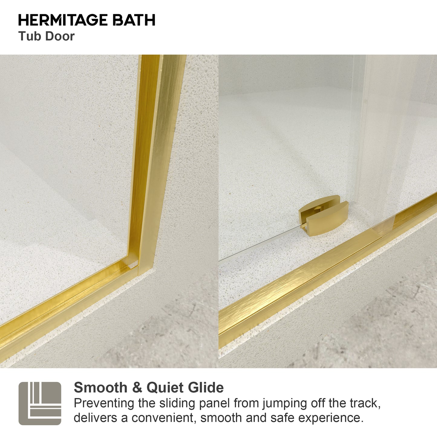 Brewo 60 in. W x 76 in. H Sliding Semi-Frameless Shower Door with Clear Glass