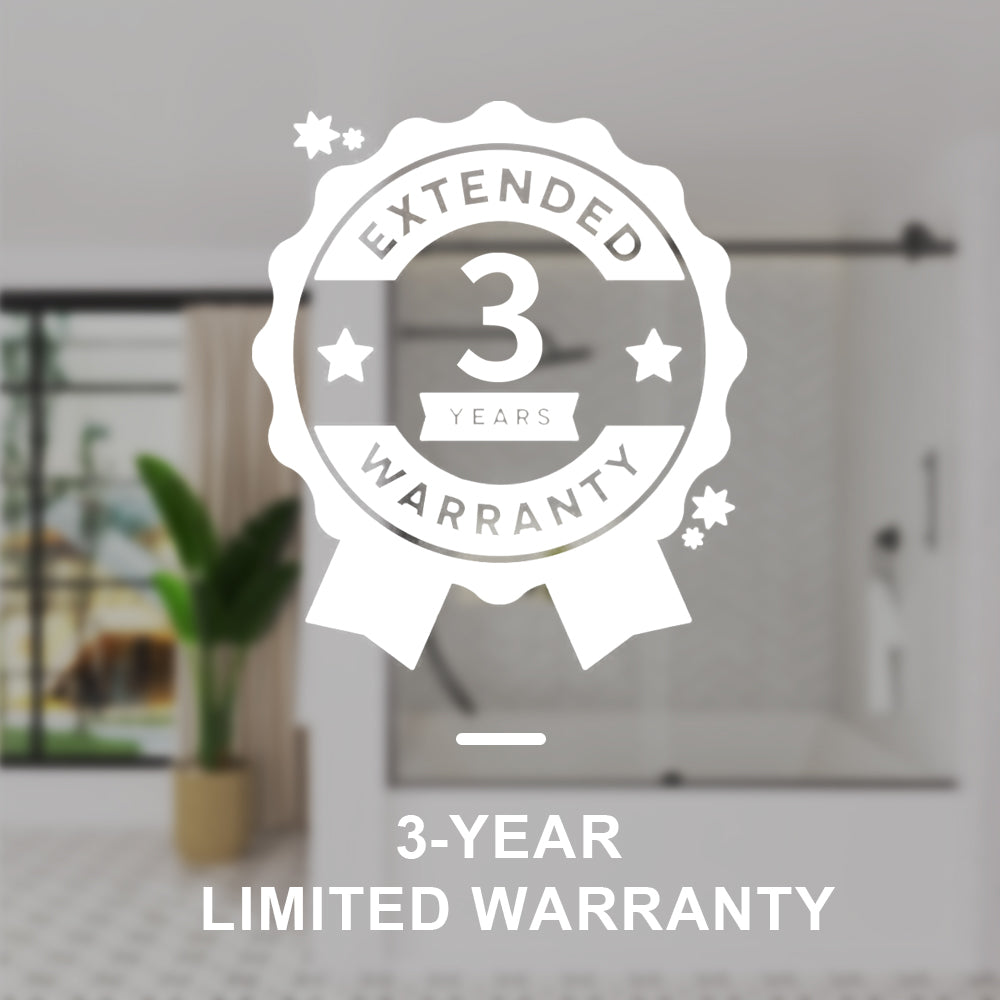 Verie 60 in. W x 60 in. H Frameless Sliding Tub Door with 1/4 in. Clear Tempered Glass 7051MB-13_fe4fa4f3-9c7d-4fd4-bc3f-1cb82957e6c9
