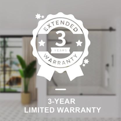 Verie 60 in. W x 60 in. H Frameless Sliding Tub Door with 1/4 in. Clear Tempered Glass 7051MB-13_fe4fa4f3-9c7d-4fd4-bc3f-1cb82957e6c9