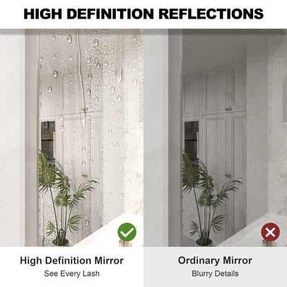 Nova 24 in. W x 30 in. H Rectangular Framed Wall Bathroom Vanity Mirror 7_05e73d6e-51d7-4aa5-8b1e-278d41736b41